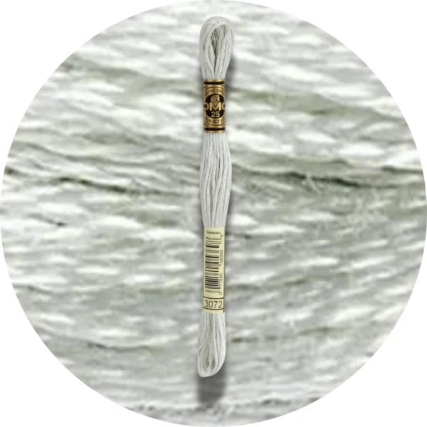 DMC Mouliné Spécial 25 Broderigarn, Ensfarvet, Neutrale nuancer